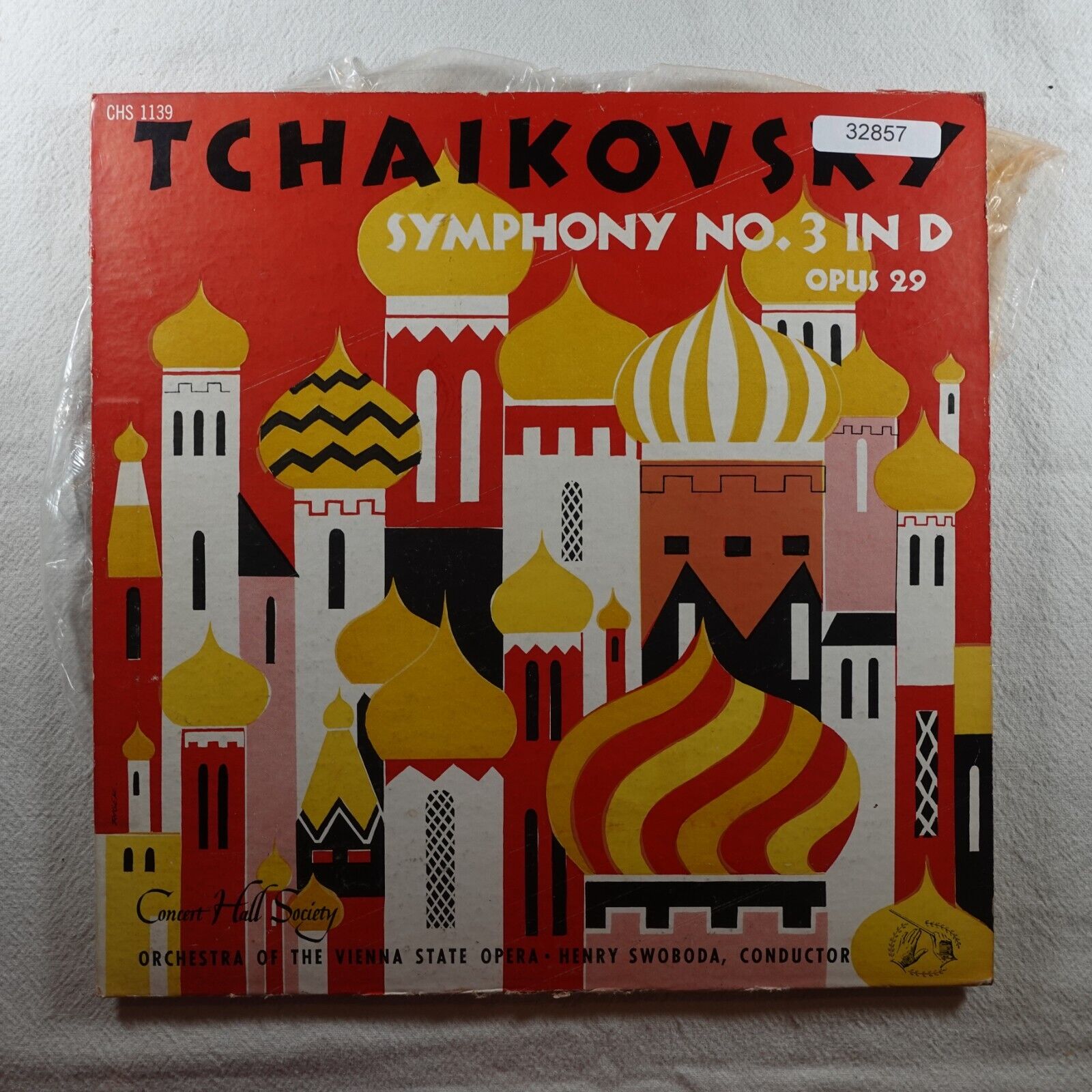 Henry Swoboda Tchaikovsky Symphony No 3 In D Major LP Vinyl Record Album