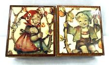 Vintage Hummel Double Door Wooden Music Box Reuge Italy The Shadow of Your Smile picture