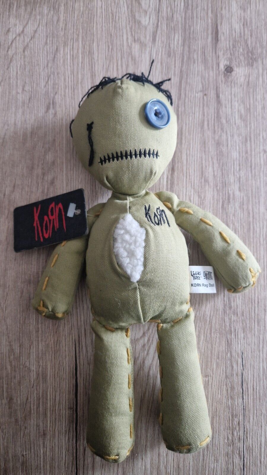 RARE VINTAGE KORN “SICK & TWISTED TOUR” RAG DOLL. *LIMITED EDITION* WITH TAGS 