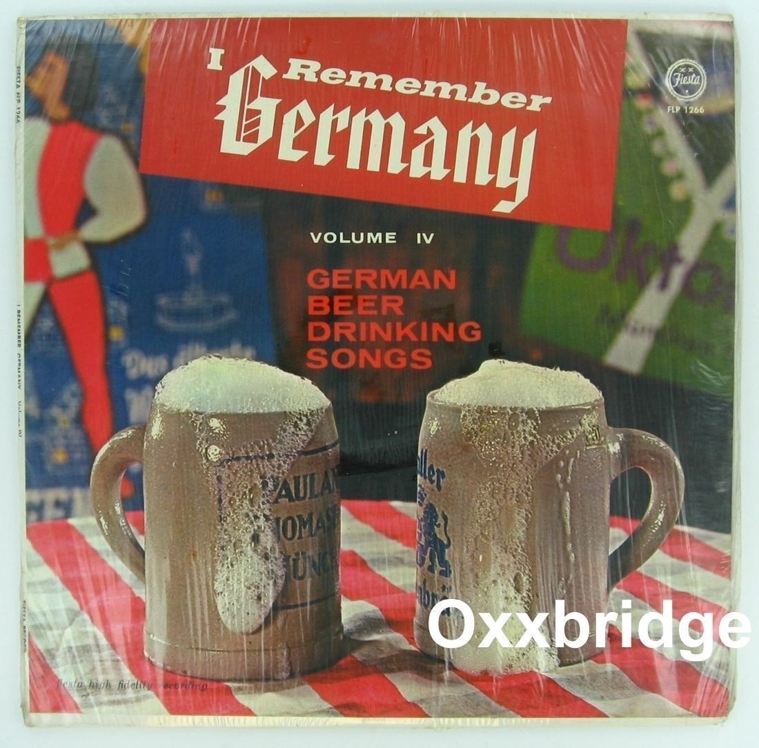 SEALED DIE KITTY SISTERS German Beer Drinking Songs FIESTA Original 1959 Deutsch