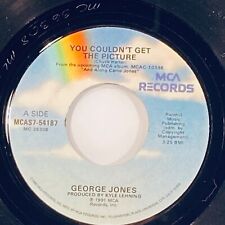GEORGE JONES: YOU COULDN'T GET THE PICTURE / HECKEL & JECKEL,   EPIC  45 RPM picture