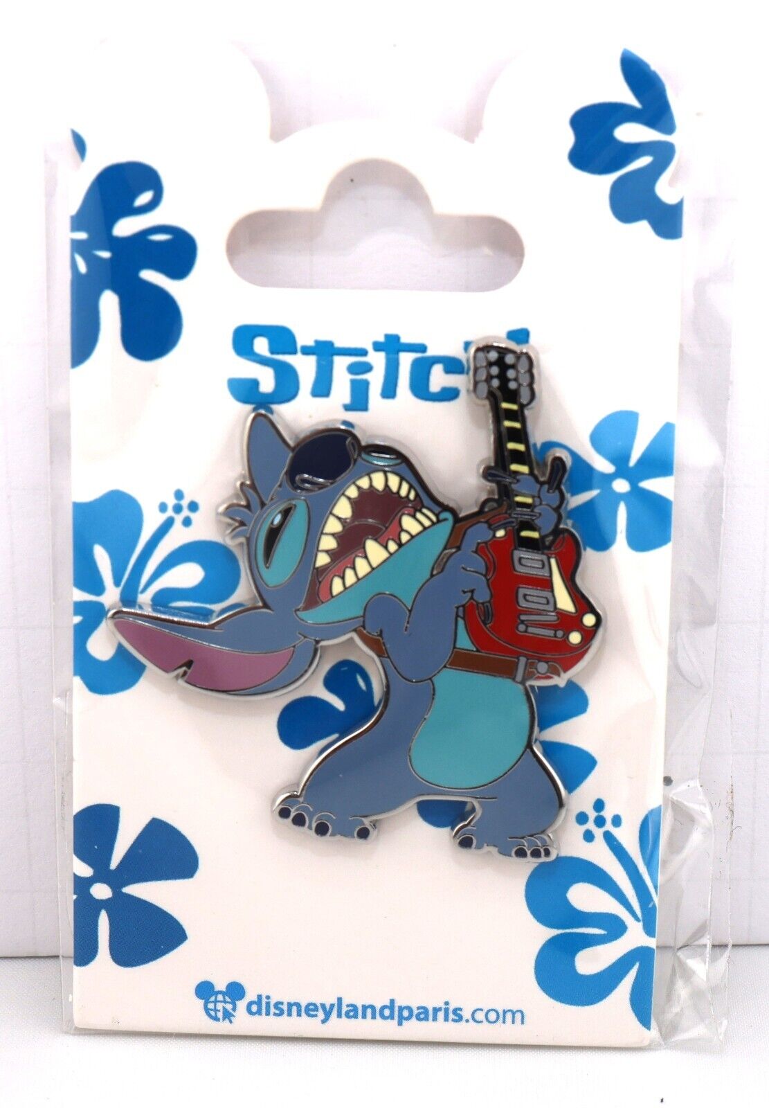 Disney Stitch Jamming Guitar Disneyland Paris Lilo & Stitch Pin