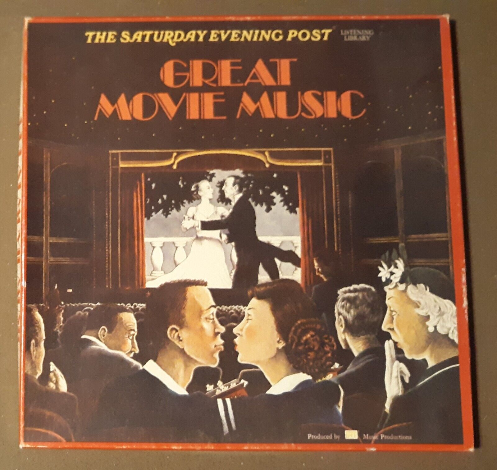 Great Movie Music Saturday Evening Post by GRT Music 33 rpm VINYL 4 LP Box Set
