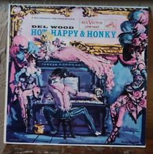 Del Wood Hot Happy & Honky RCA Victor 1957 Vintage Vinyl - LPM-1437 picture