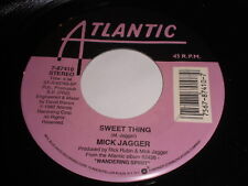 Mick Jagger - Sweet Thing / Wandering Spirit 45 picture