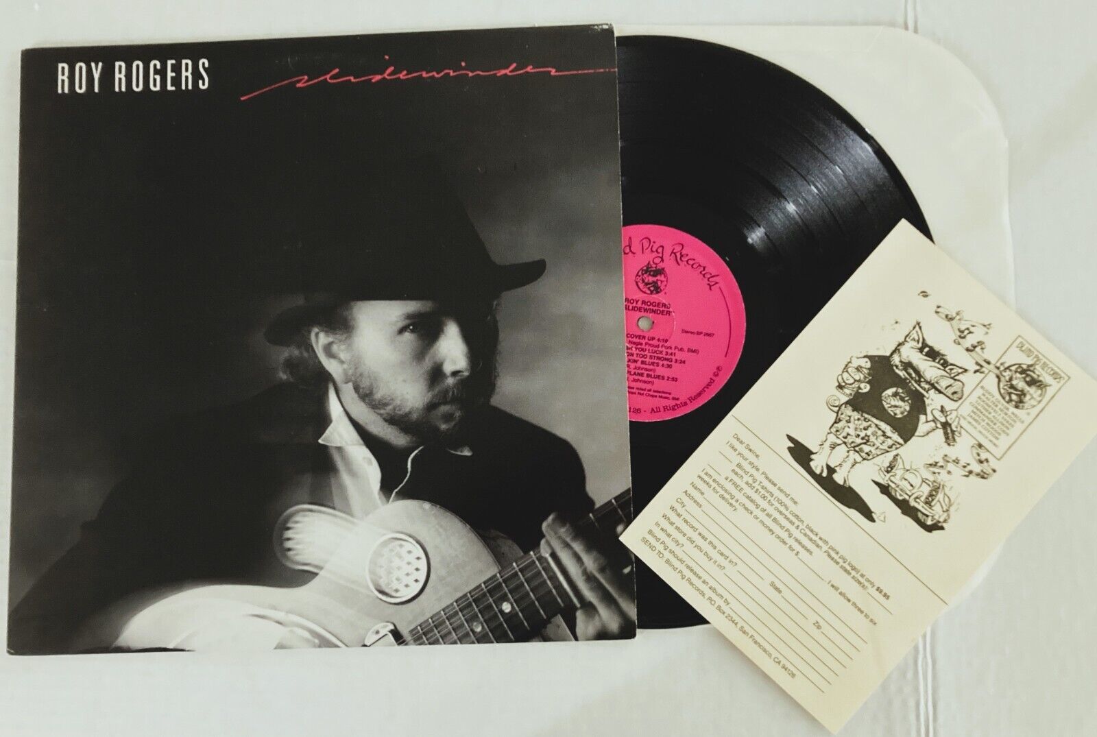 Roy Rogers Slidewinder 1987 QCA Pressing BP2687 33 RPM Vinyl Record VG++/VG++
