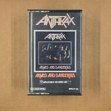 ANTHRAX Cassette Tape Metal Thrash ARMED AND DANGEROUS 1985 MEGAFORCE MRST 05 picture