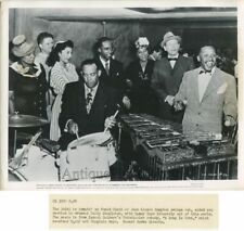 Lionel Hampton jazz percussionist w Singleton Kaye antique music photo picture