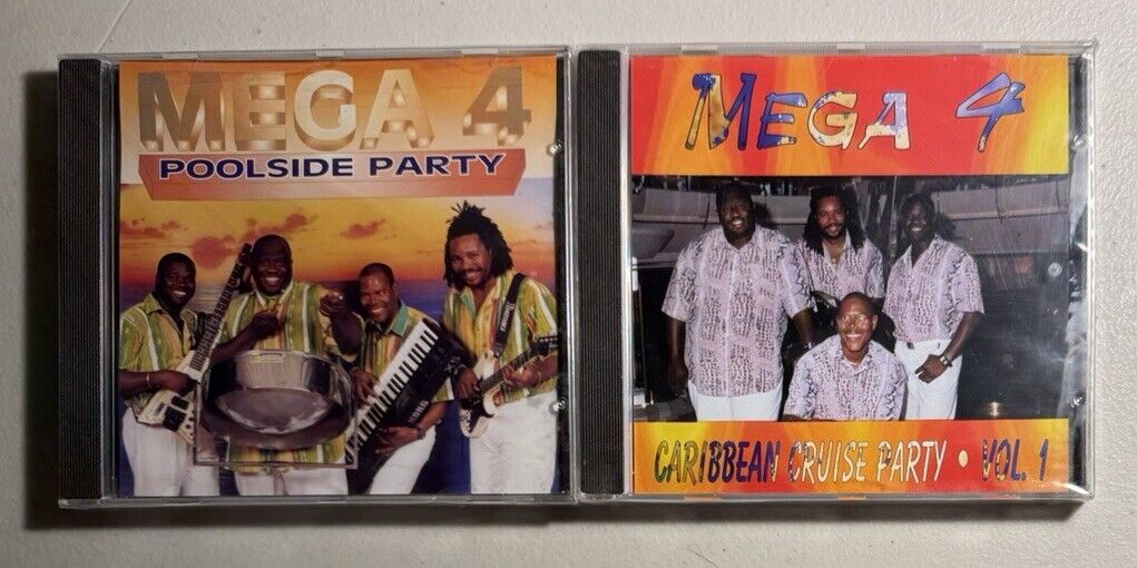 MEGA 4 - 2 CD Lot: Poolside Party + Caribbean Cruise Party - BRAND NEW FREE S/H