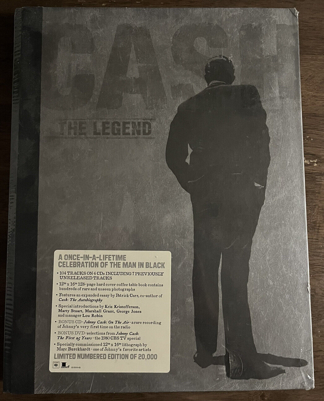 Legend by Johnny Cash (5-CD & Bonus DVD) 2005 Limited Edition Set /20,000 New