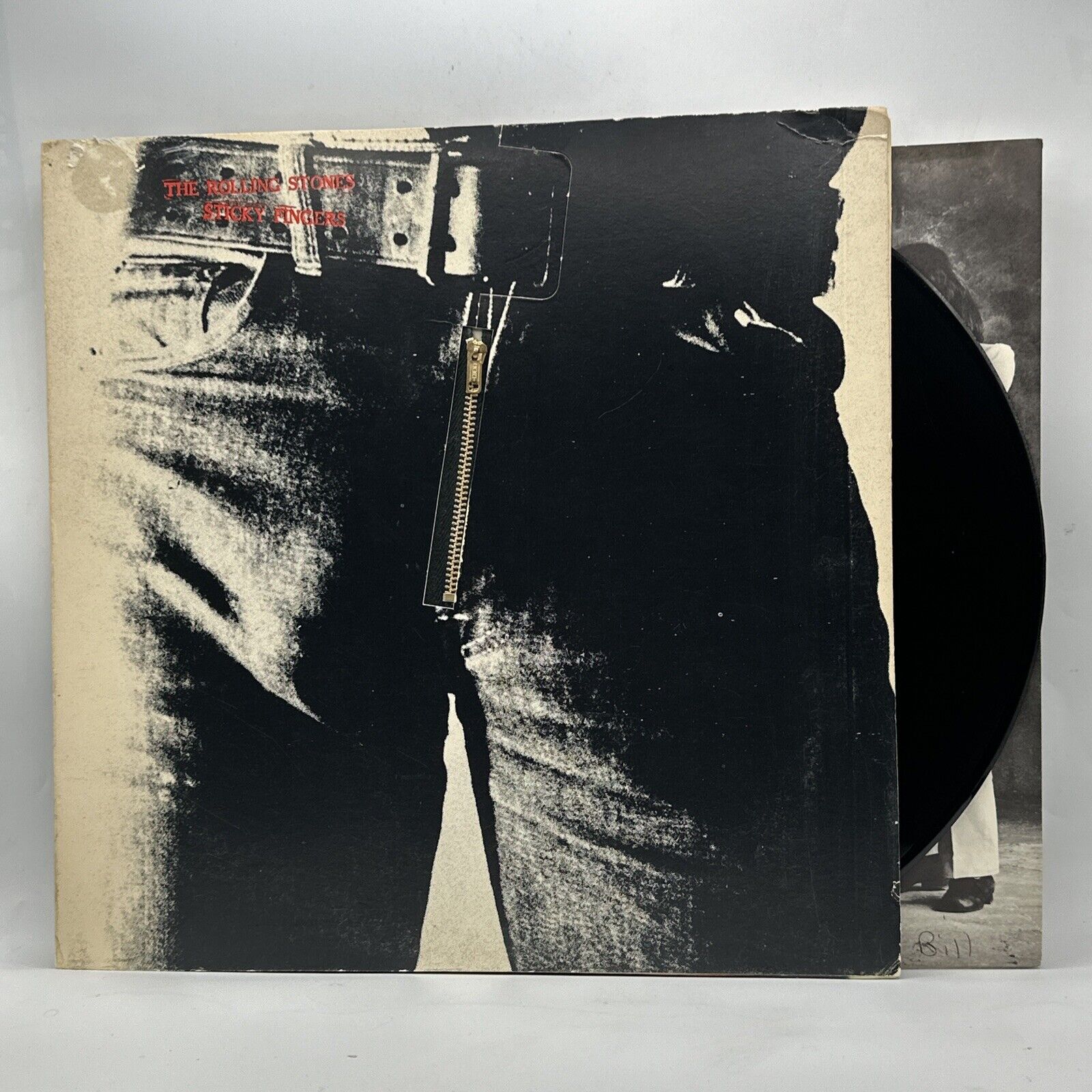 Rolling Stones - Sticky Fingers - 1971 US 1st Press Working Zipper Cover (EX)