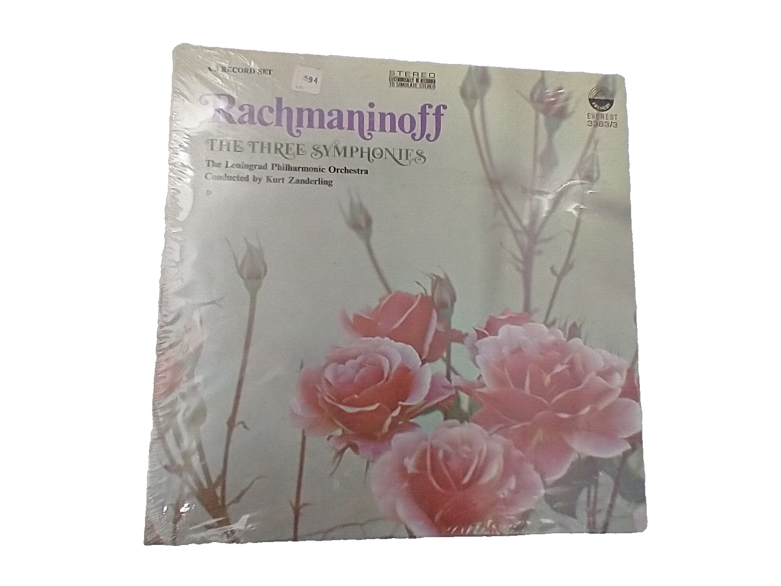 Rachmaninoff The Three Symphonies Kurt Zanderling Everest 3363/3 Set Of 3 LP Box