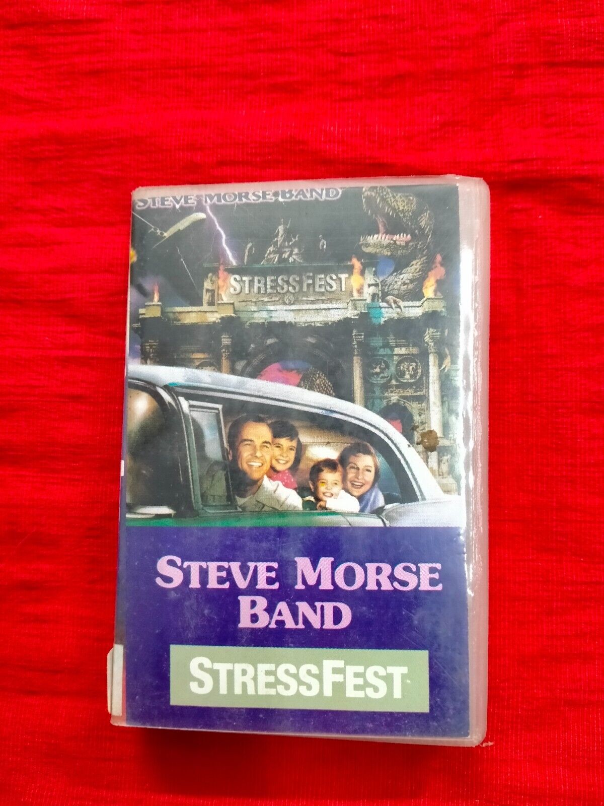 Steve Morse Band Stressfest RARE orig Cassette tape INDIA indian Clamshell 1996