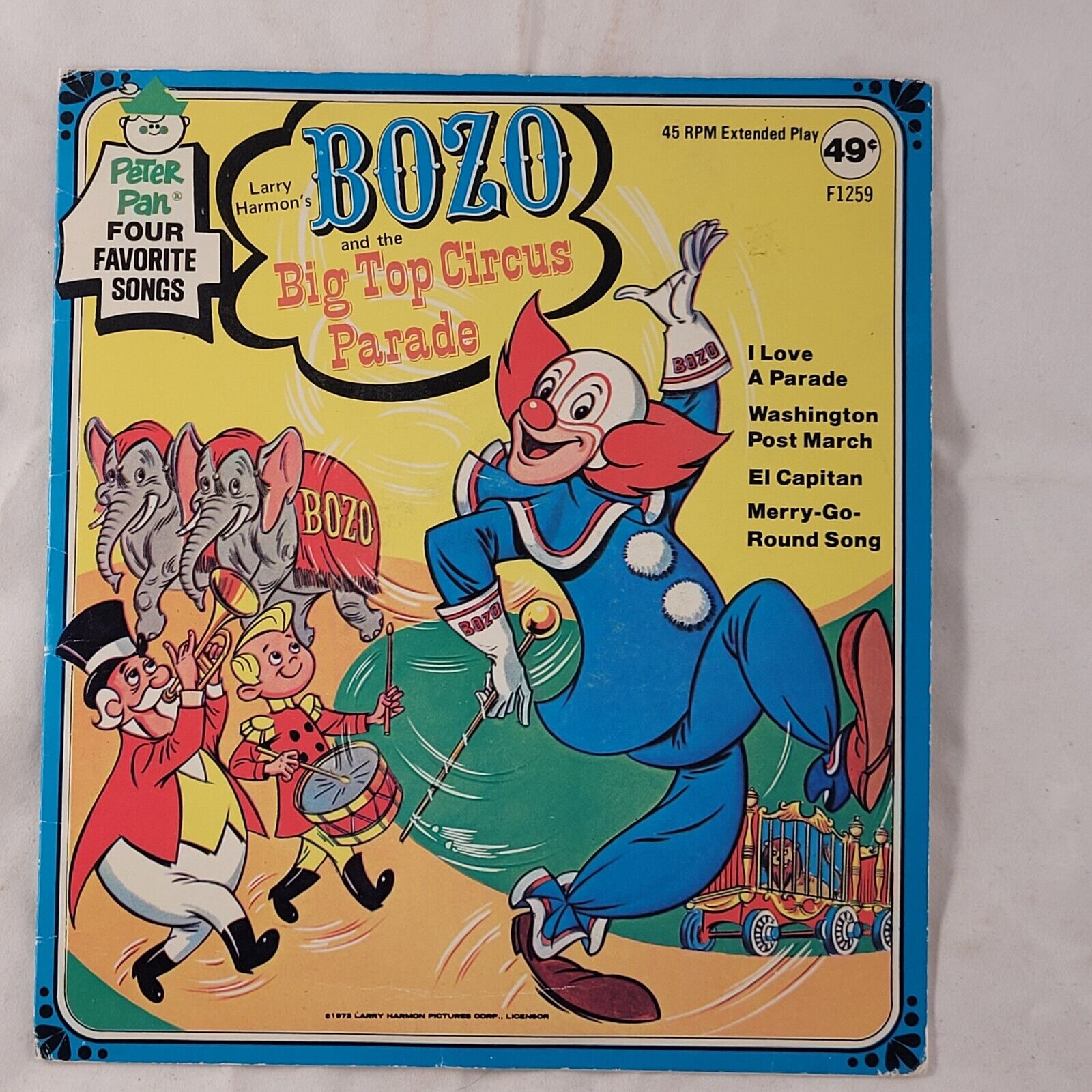 Vintage Bozo The Clown and the Big Top Circus Parade 7