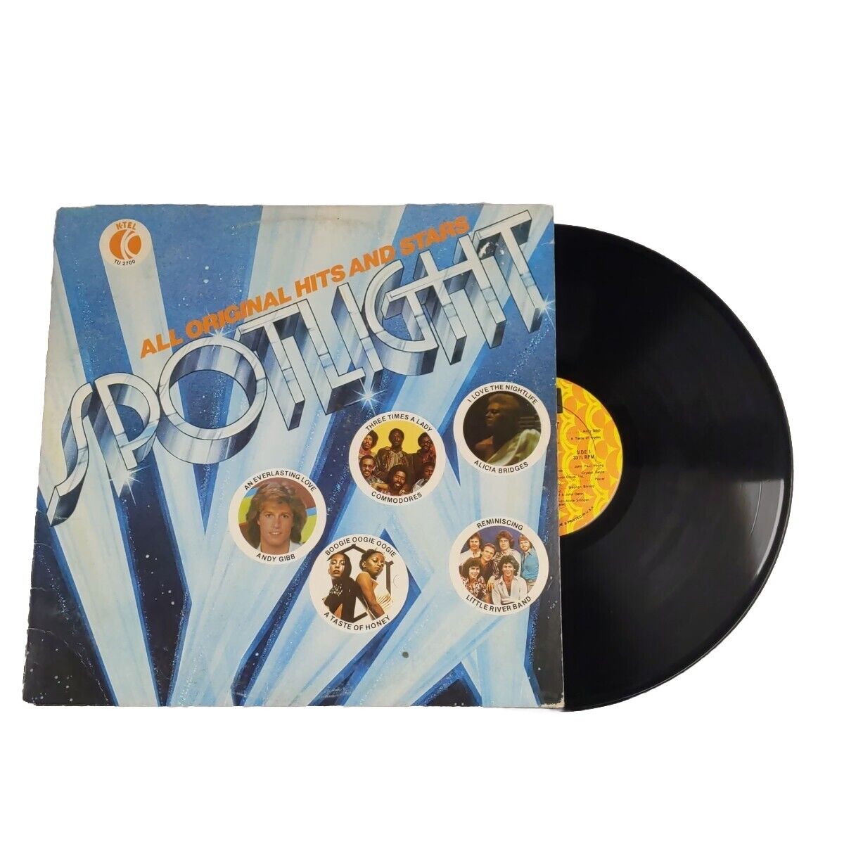 Vintage K-Tel - Spotlight  1970s Vinyl Record Pop Rock Compilation