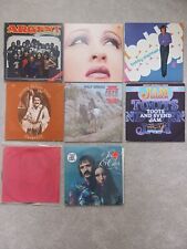 Estate lot 8 vintage vinyl records Rock Pop Molly Hatchet Sonny Cher Argent etc picture