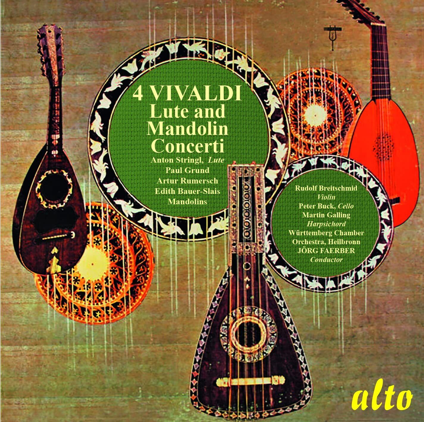 Wurttemburg Chamber orchestra Vivaldi (etc) Lute and Mandolin Concertos (CD)