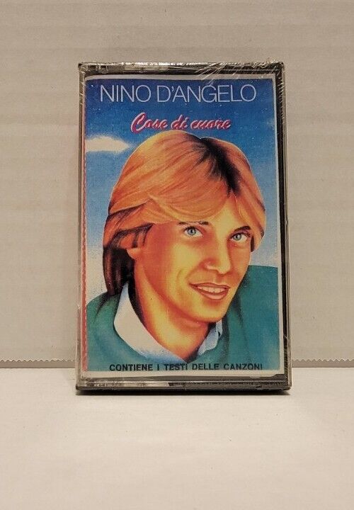 SEALED ORIGINAL 1987 ITALIAN SINGER Nino D'Angelo Cose Di Cuore Cassette Rare 