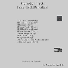 CD Rap & Hip-Hop Promo. Future - EVOL [DIRTY Album] picture