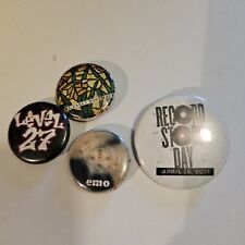 Vintage 2000s Button Pins, Level 27 Good Charlotte, The Early November, Emo, Rsd picture