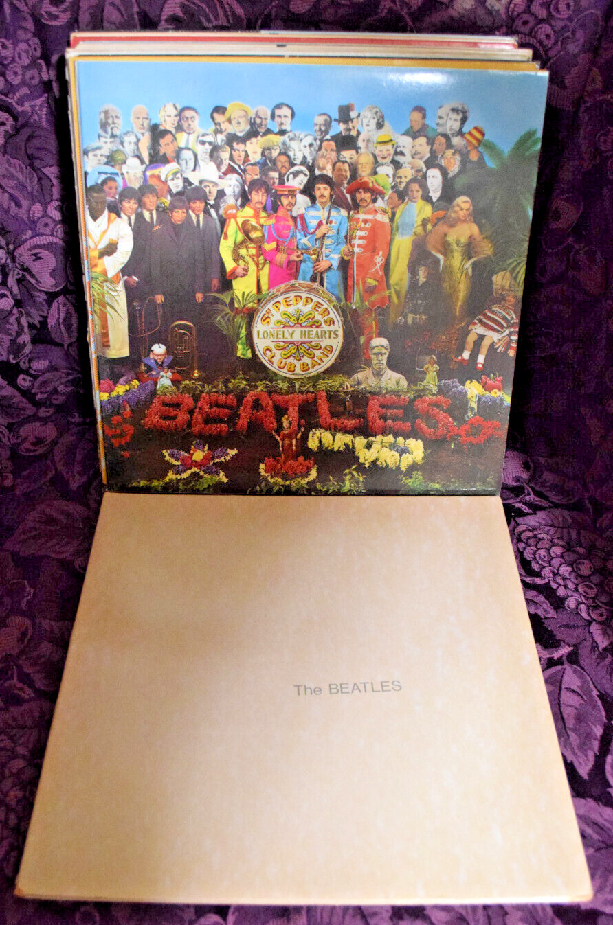 Vintage Beatles Album Cover Only Lot of 17 original sleeves Excellent 