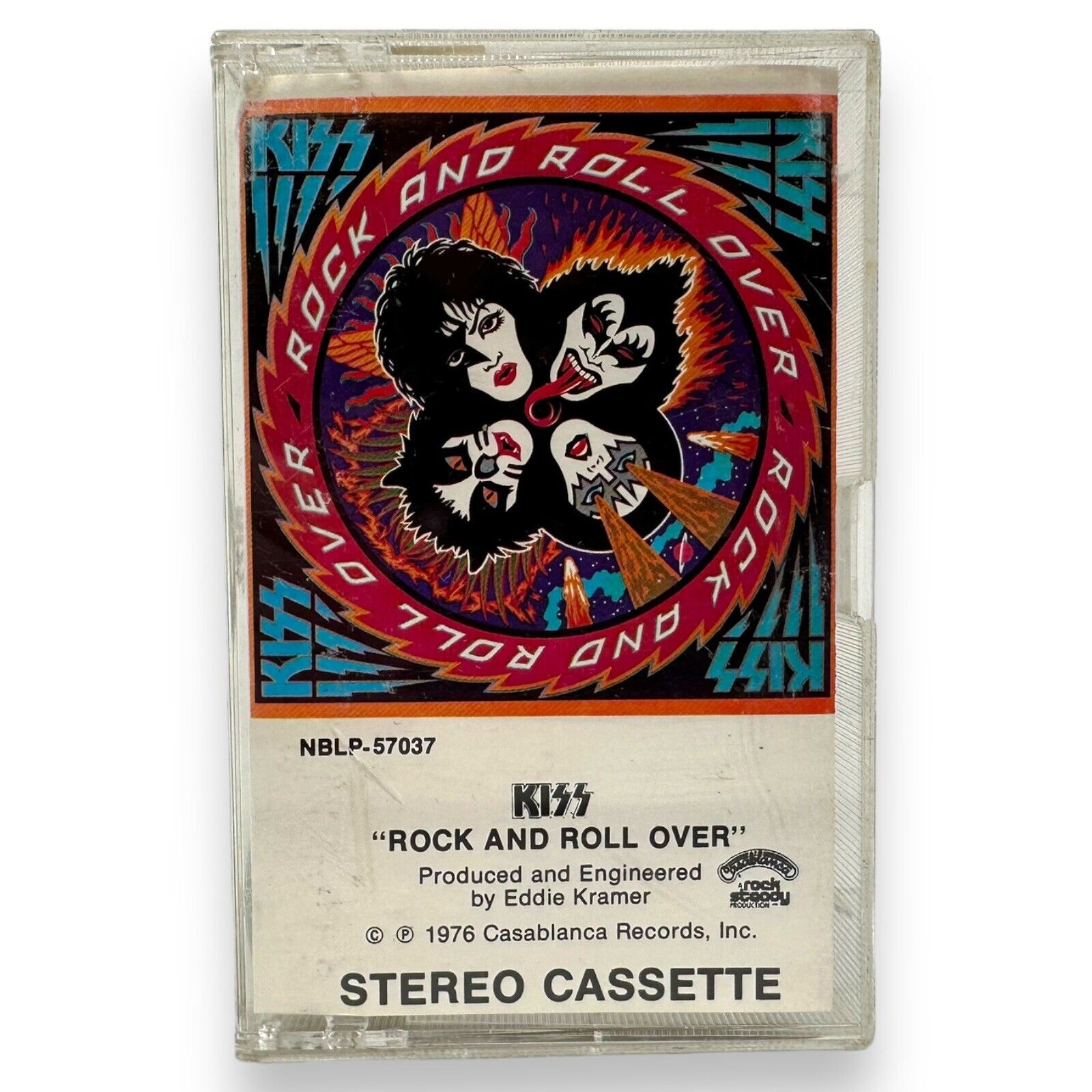 KISS Rock And Roll Over Cassette Tape Casablanca Records 1976
