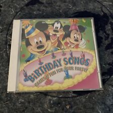 Walt DISNEY Records Birthday Songs - Various Games - Mickey Goofy Mini 1997 CD picture