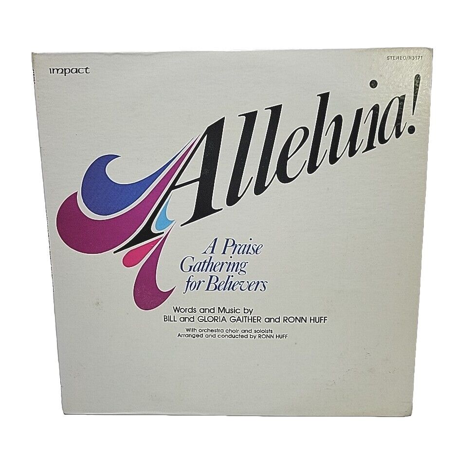 Vintage 1973 'Alleluia' A Praise Gathering For Believers Vinyl (IMPACT R 3171)