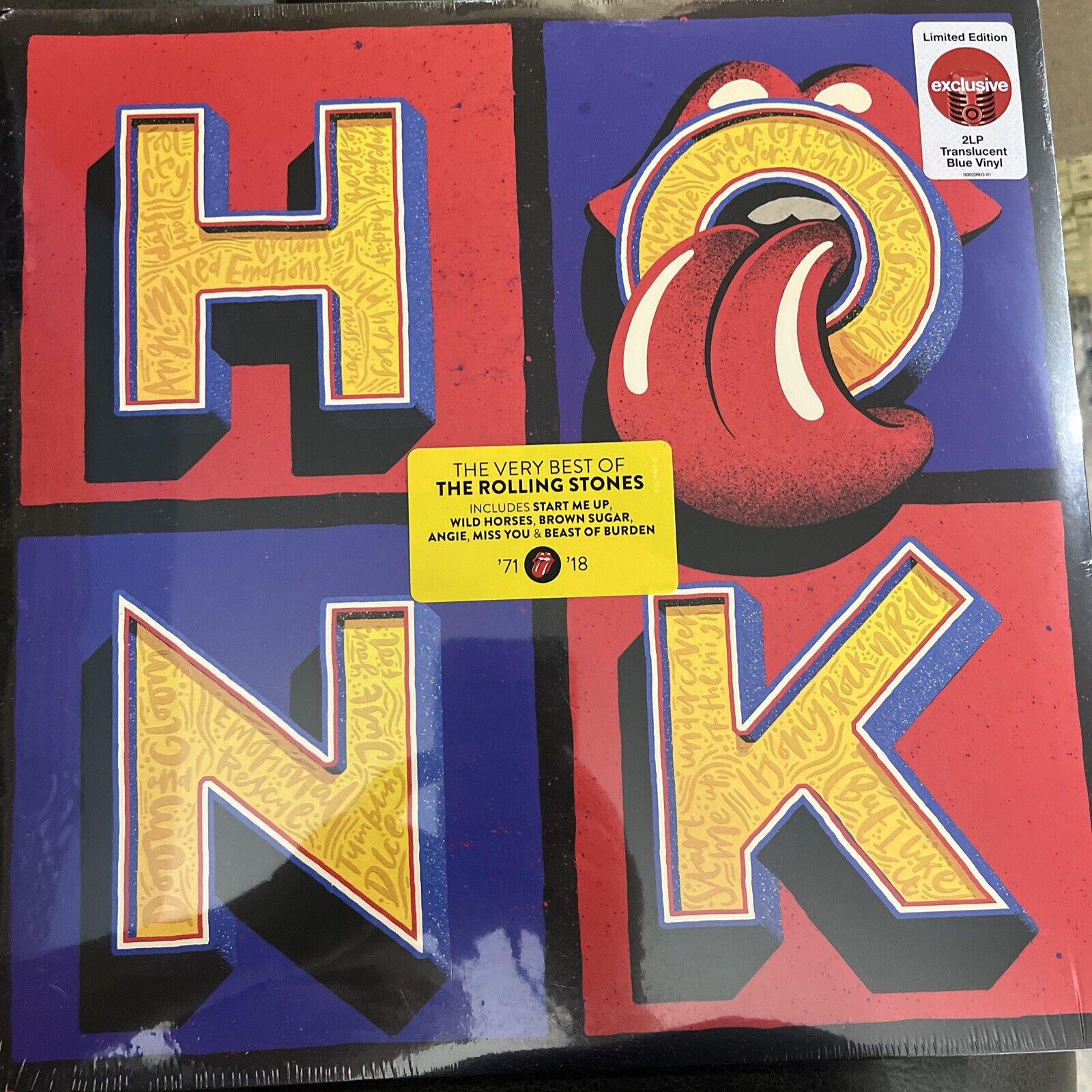 The Rolling Stones – Honk [2019, 2 x Blue Translucent Vinyl, Limited Ed. *READ**
