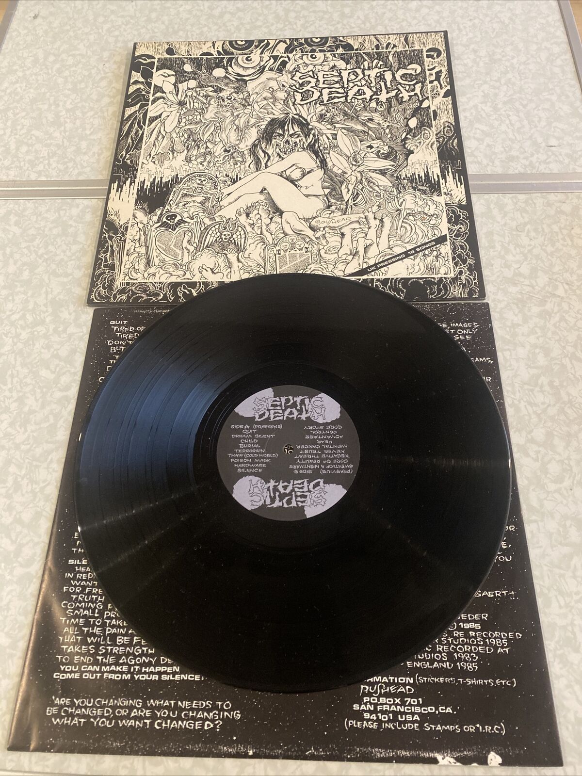 Septic Death  Vinyl Record SL21