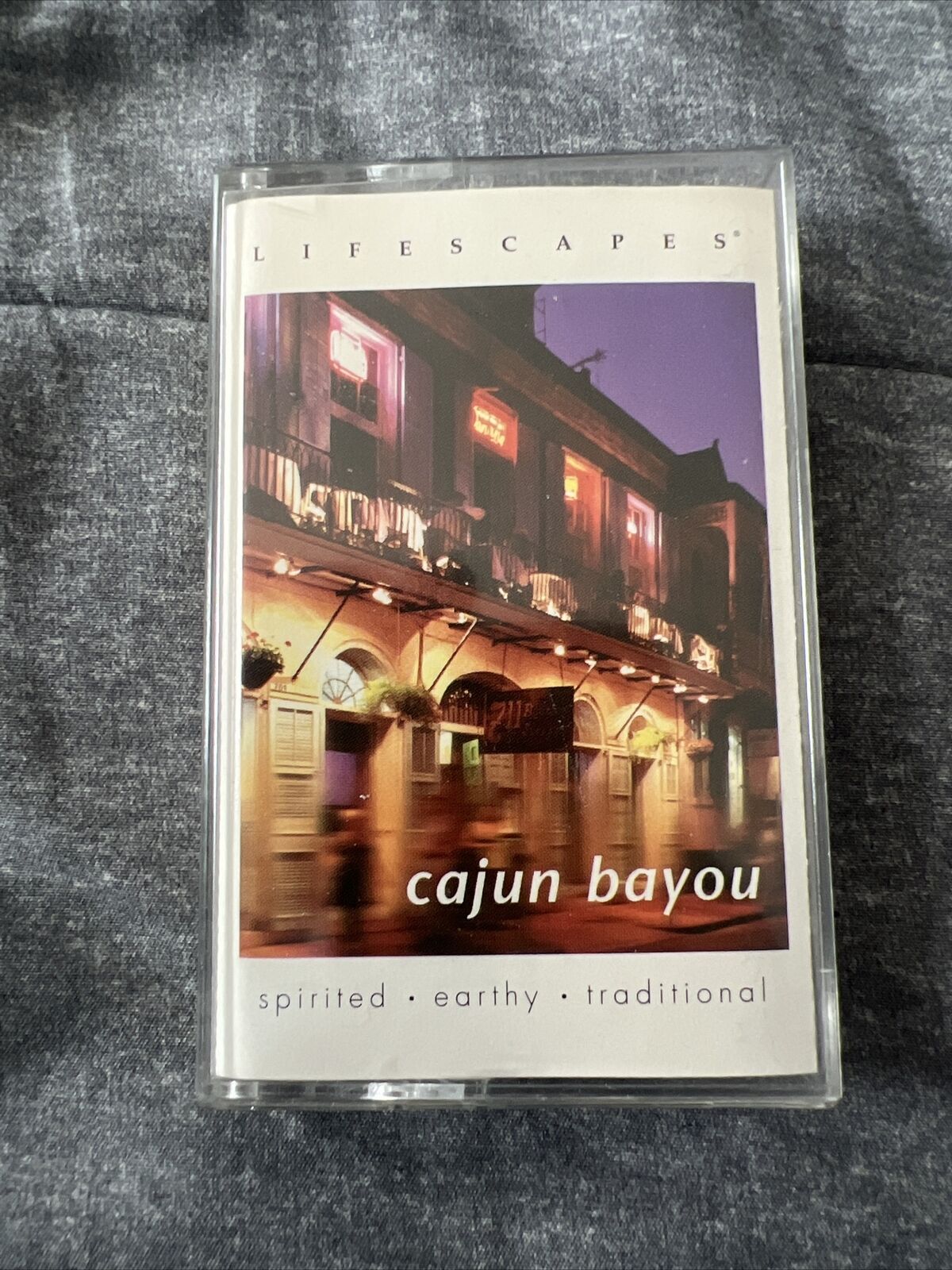 CAJUN BAYOU TRADITIONAL BALLADS BY LIFESCAPE ON CASSETTE.