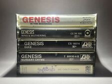 Lot Of 5 Genesis Cassette Tapes 1970’s Phil Collins Atlantic London Original picture
