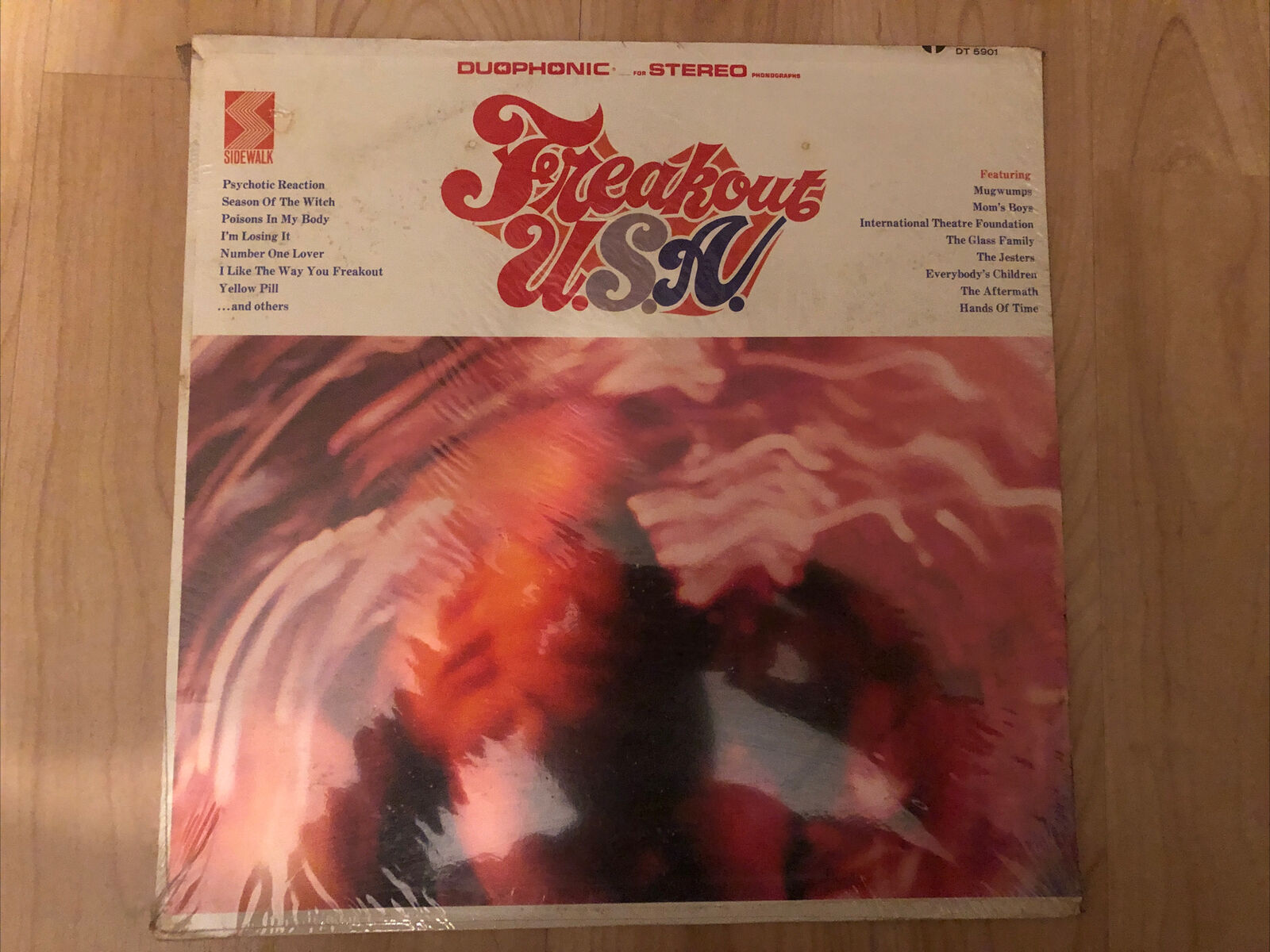 Freakout U.S.A. 1967 Sidewalk DT 5901 Sealed Vinyl NM Glass Family