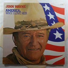 John Wayne America Why I Love Her   Record Album Vinyl LP picture
