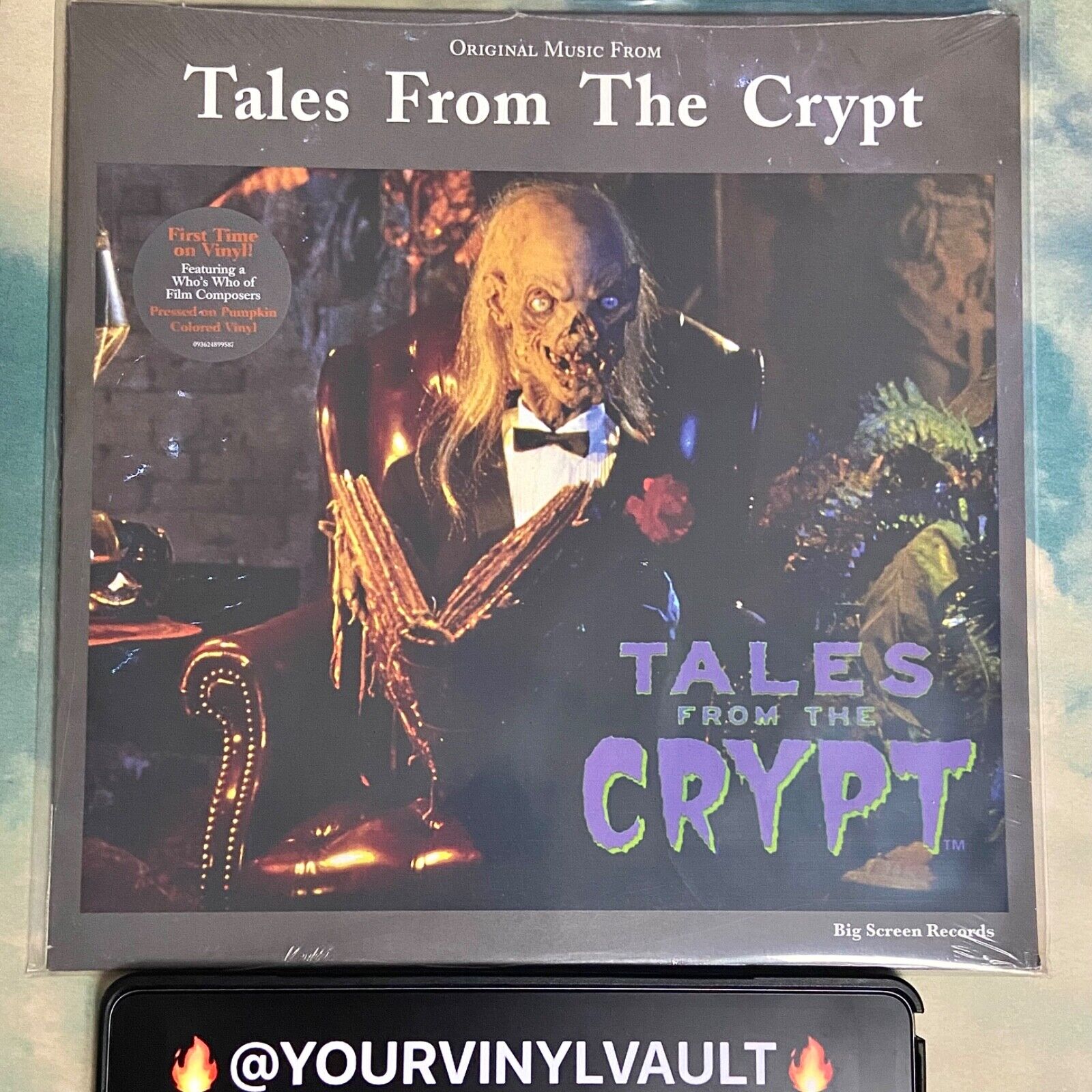 TALES FROM THE CRYPT Soundtrack Vinyl Orange Colored Soundtrack Record Halloween