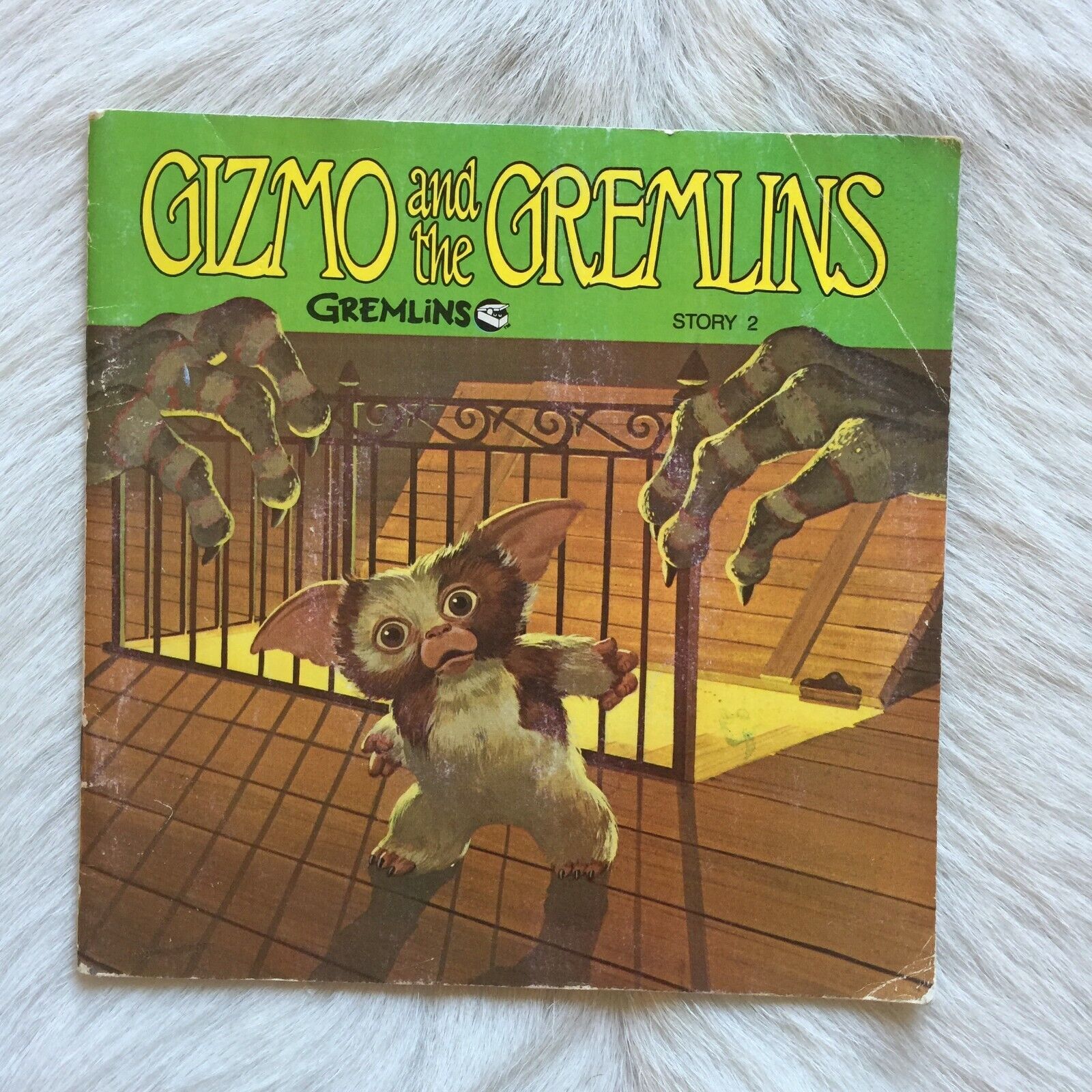 GIZMO AND THE GREMLINS Book and Record Vintage Gremlins Movie Record