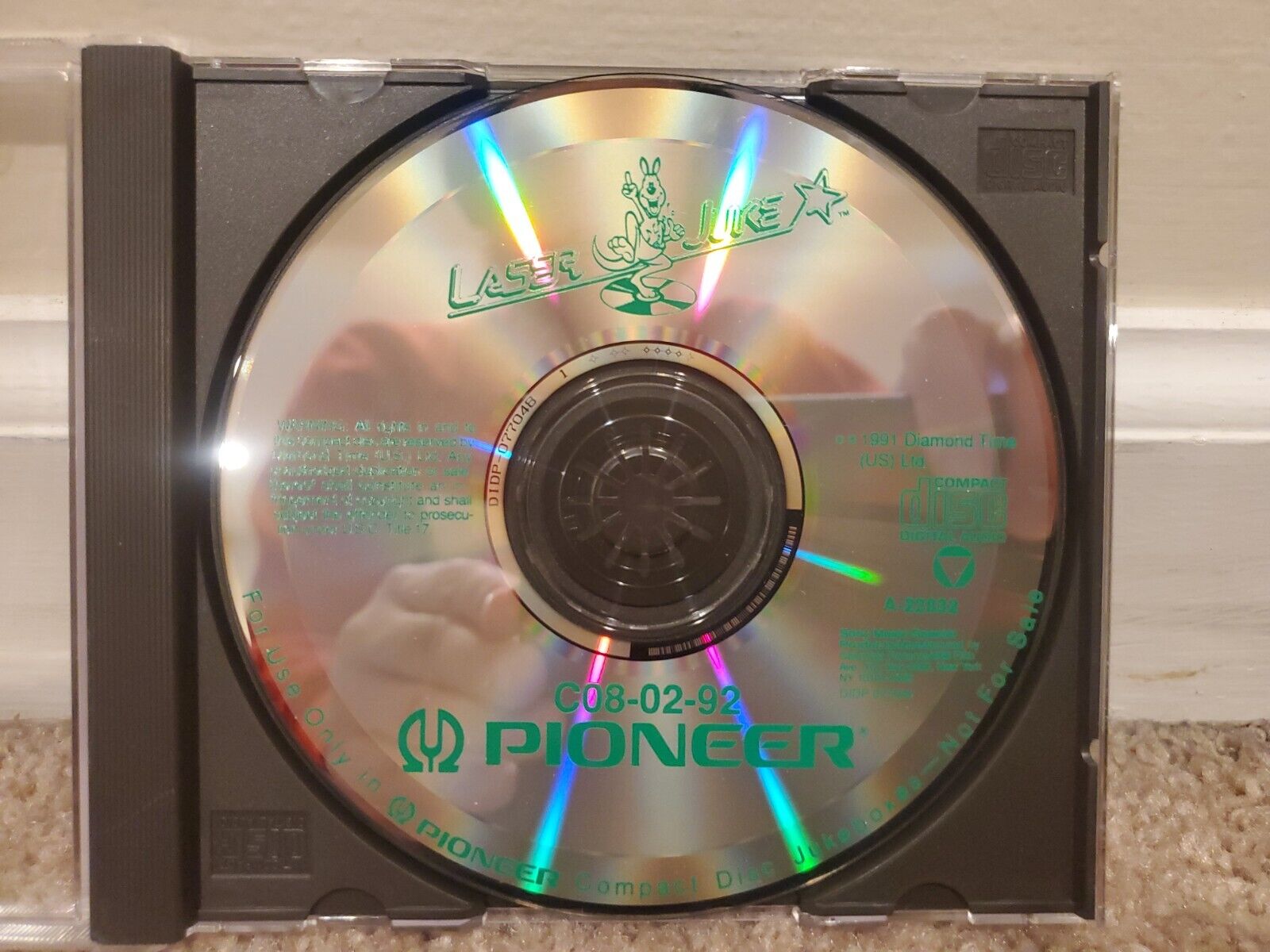Laser Juke Jukebox Pioneer CD C08-02-92 1991
