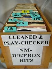 vinyl record Jukebox Rock NM- pop 70s/80s+ 45 rpm you select Cleaned & Plays picture