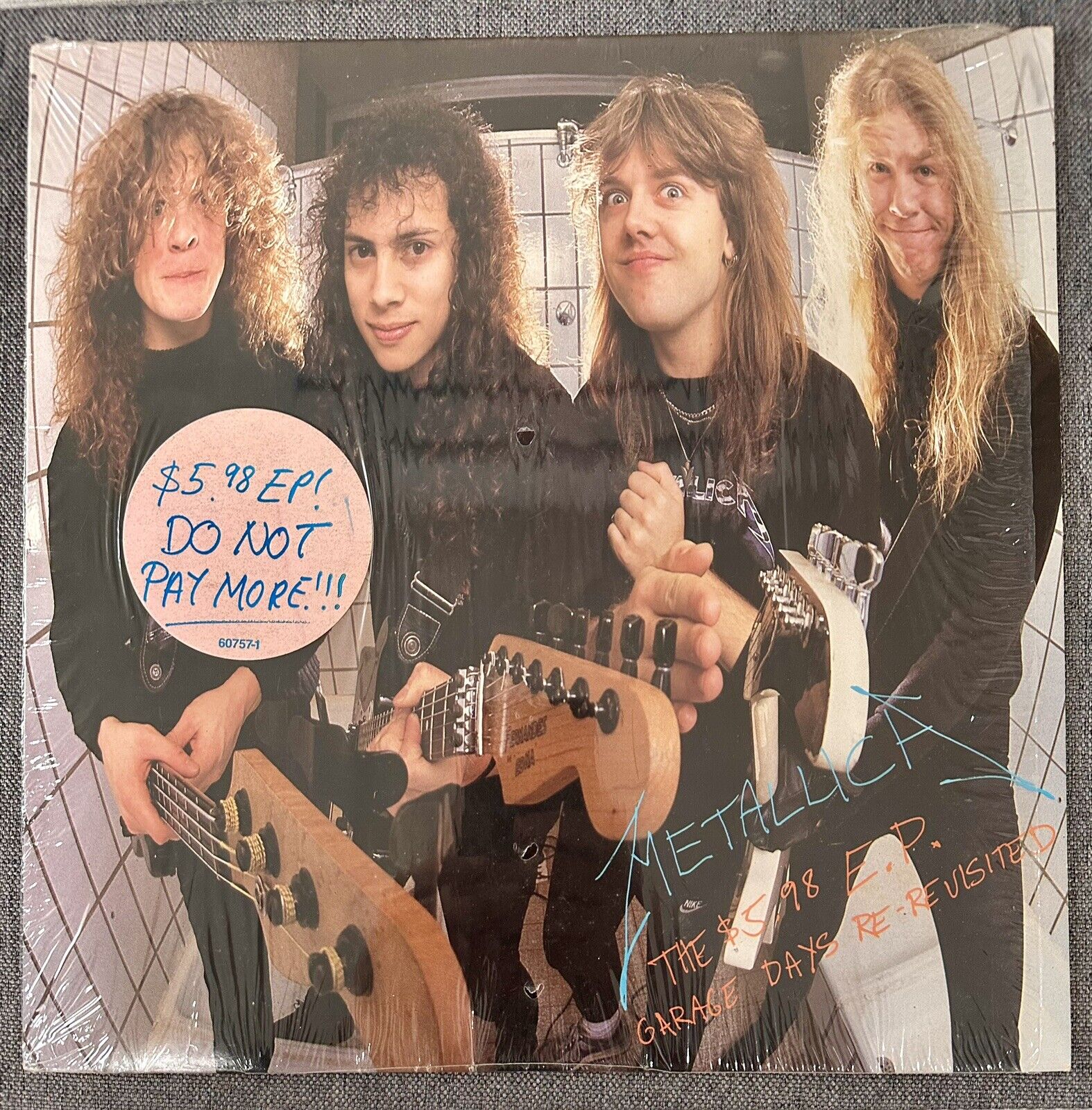 Metallica Garage Days Re-Revisited 5.98 EP Original 1987 1st Press Vinyl 60757-1