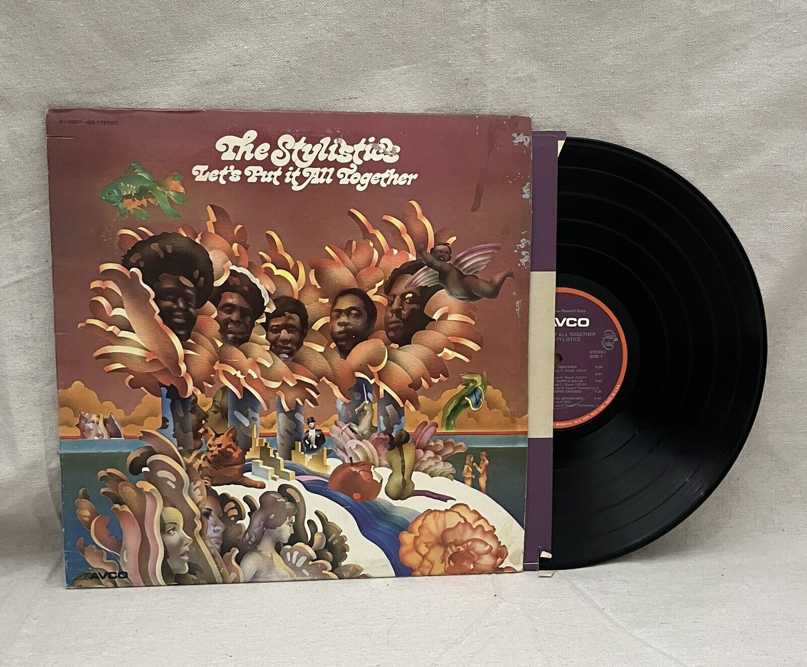 The Stylistics - Let\'s Put It All Together Vinyl LP 1974 Avco AV69001698 NM