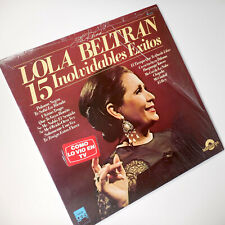 La Reina Lola Beltran LP 15 Inolvidables Exitos Como Lo Vio En TV Spanish VInyl picture
