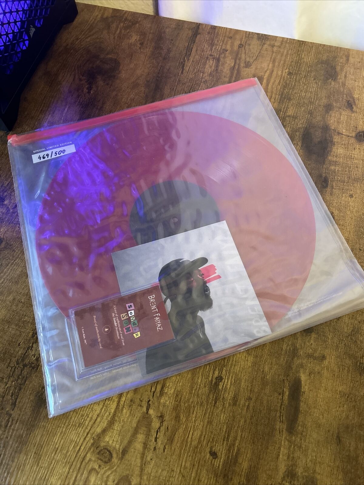 Brent Faiyaz - Sonder Son Red Vinyl LP RARE 469/500