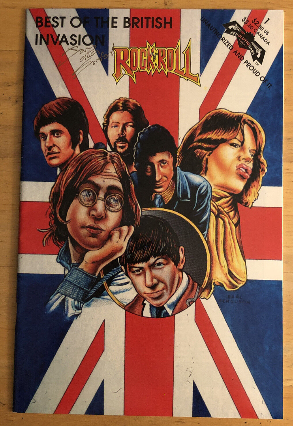 Best British Invasion 1 Beatles Animals Rolling Stones; Signed Jay Allen Sanford
