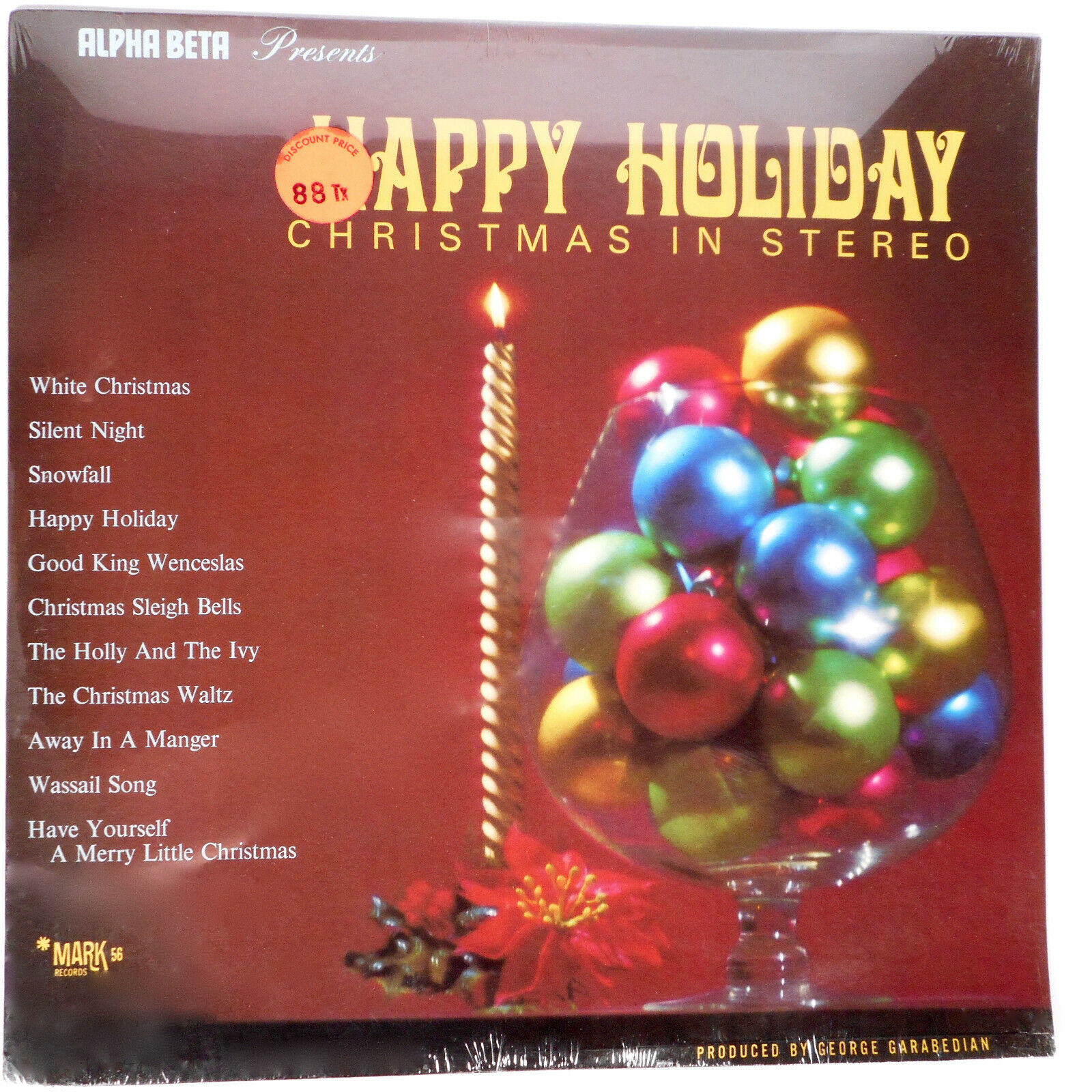 VTG Happy Holiday Vinyl LP SEALED Wally Stott Orchestra Christmas Alpha Beta
