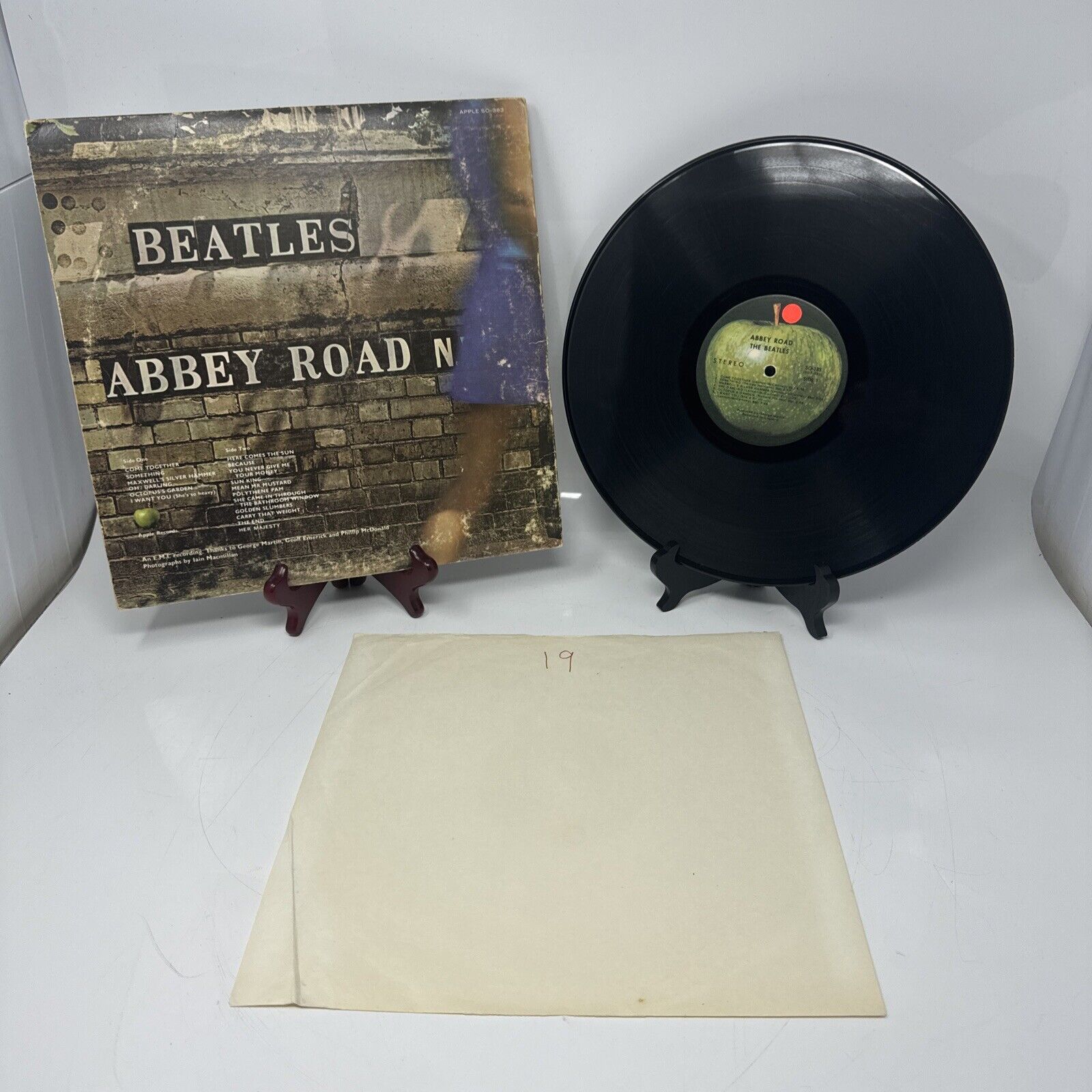 The Beatles Abbey Road Stereo 1969 Apple SO-383 (RW-WOC) Vintage Set