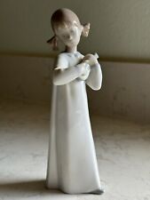 Lladro Girl in Nightshirt with Guitar ~ #4871 - Retired 8