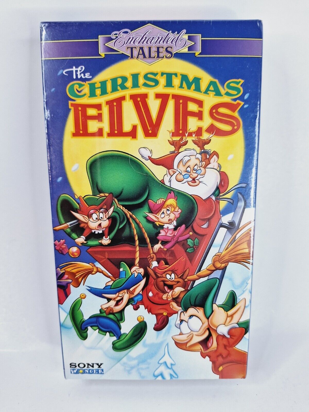 Vintage Enchanted Tales The Christmas Elves NEW and SEALED copy  (VHS, 1995) 