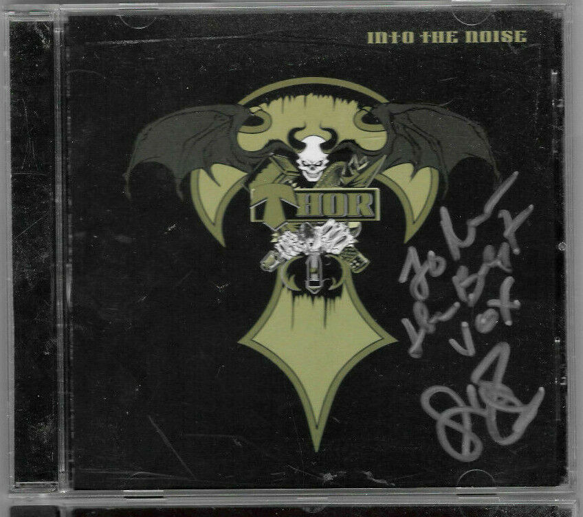 THOR - Into the Noise (CD, Autographed, Signed) Heavy Metal RARE