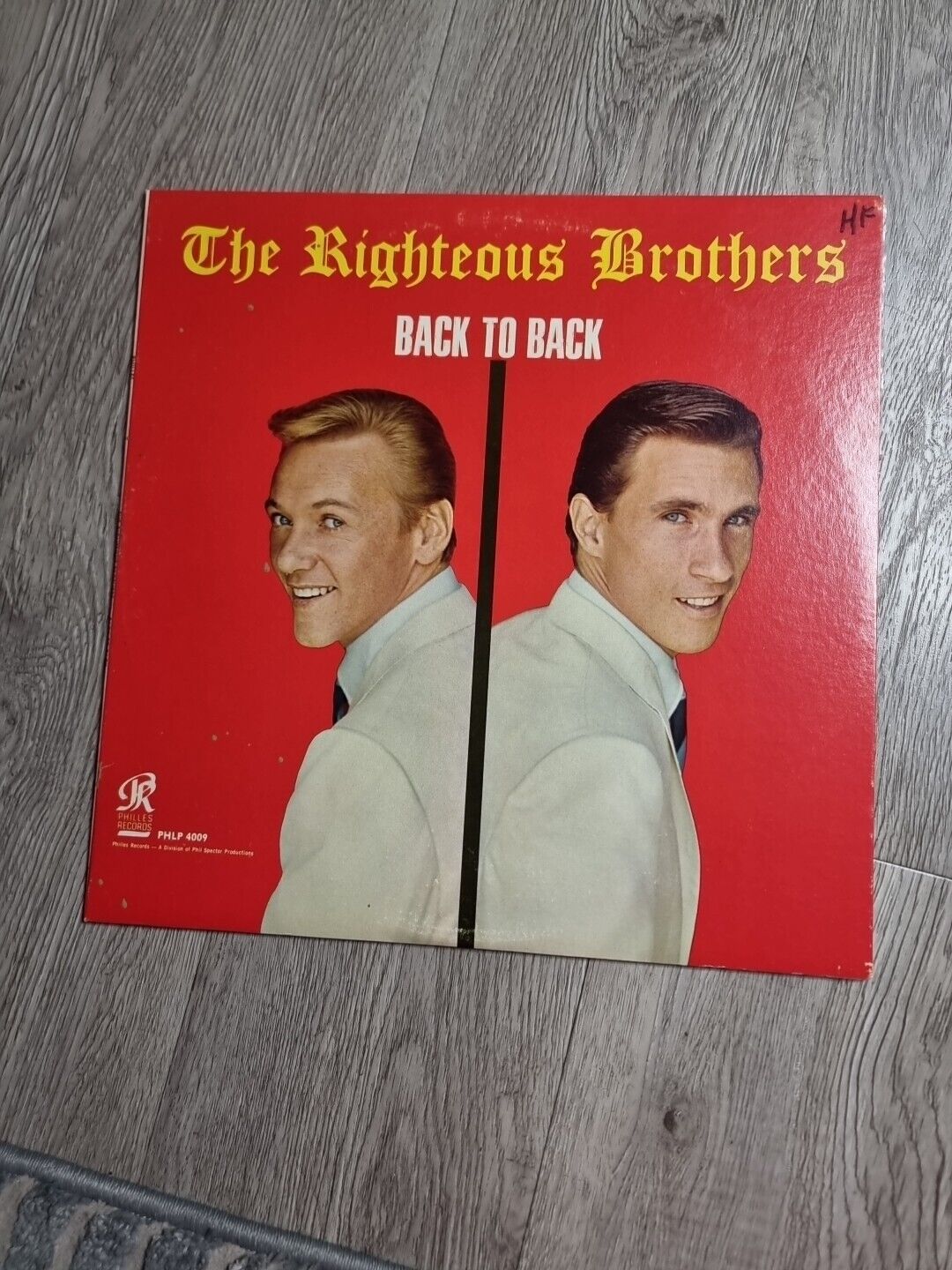 The Righteous Brothers ‎– Back To Back LP Mono 1965 Philles Records LP-4009