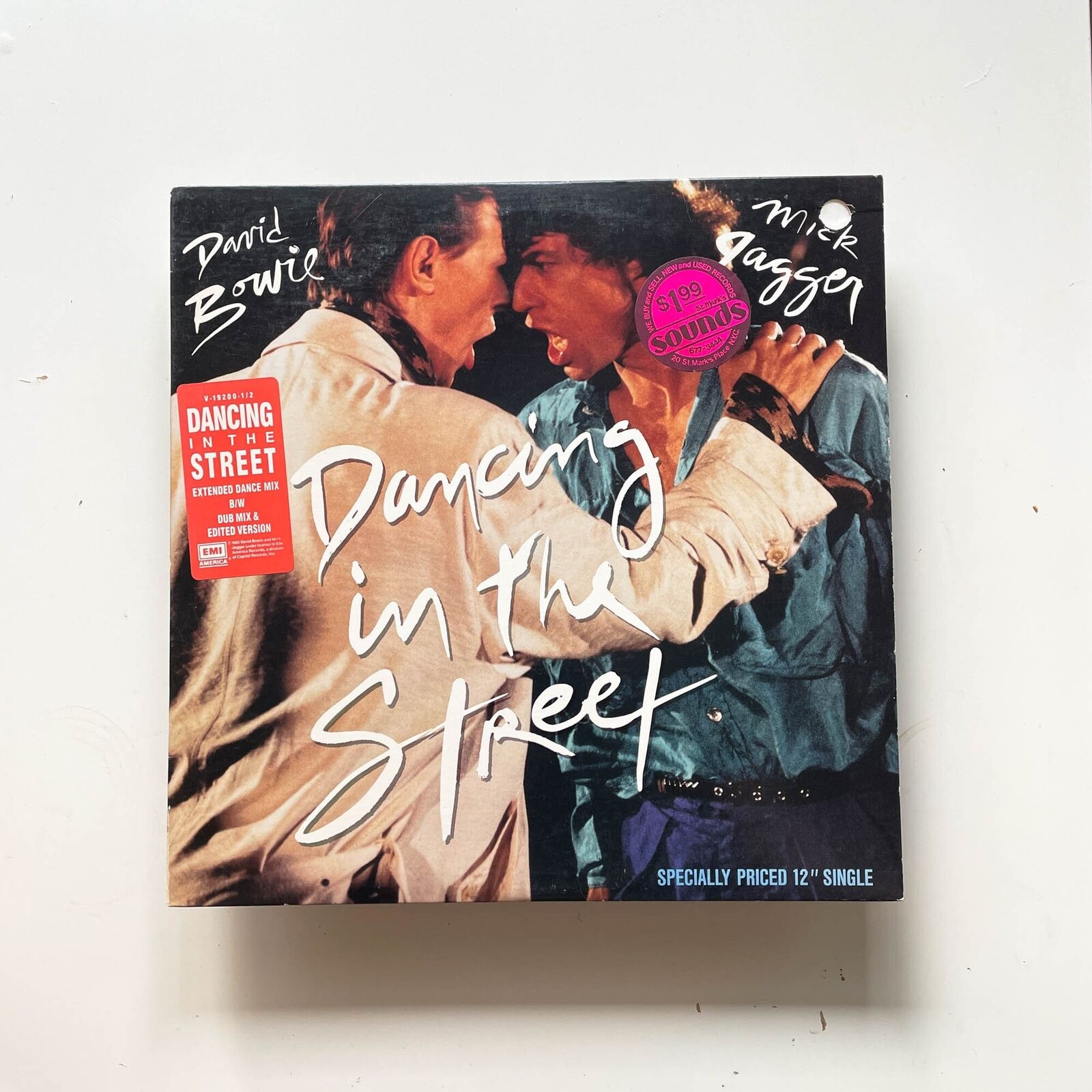 David Bowie and Mick Jagger - Dancing In The Street - Vinyl LP Record - 1985